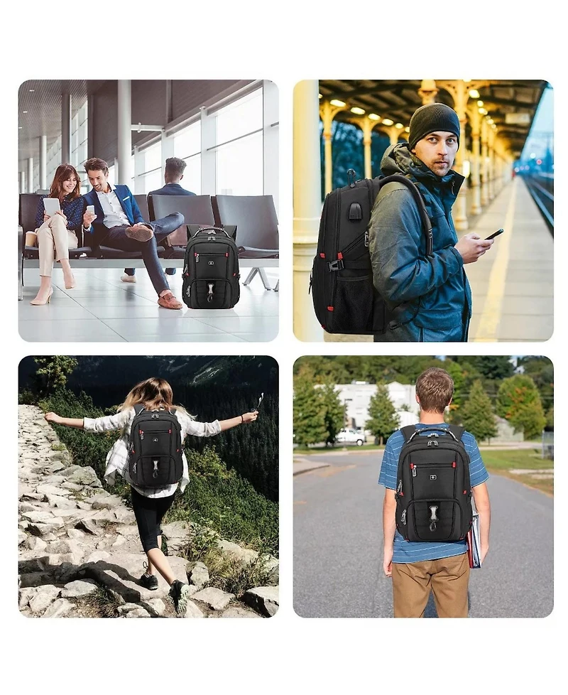 Sugift Unisex Expandable Team Backpack