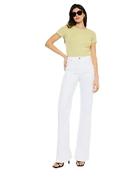 KanCan Women's Sumayyah High Rise Flare Jeans