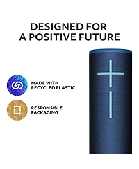 Ultimate Ears Megaboom 4: Portable Waterproof Bluetooth Speaker, 360° Sound, Thundering Bass, 20-Hour Battery, 147ft Range