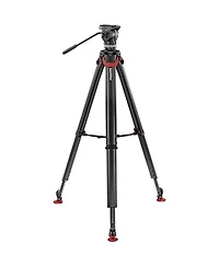 Sachtler Ace Xl 75mm Fluid Head with flowtech 75 Carbon Fiber Tripod and Mid-Level Spreader