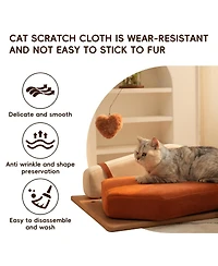 Streamdale Furniture Wooden Pet Bed for Cats and Dogs, Scratch-Resistant, Medium to Large