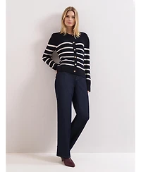 Phase Eight Women's Grace Button-Front Round Neck Cardigan
