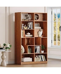 Streamdale Furniture 2-in-1 Wood Cat House and Bookshelf