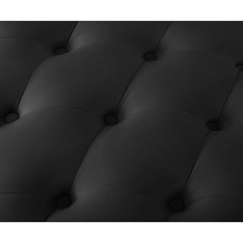 Streamdale Furniture Classical Velvet Recliner Chair with Button Tufting