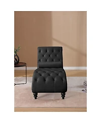 Streamdale Furniture Classical Velvet Recliner Chair with Button Tufting