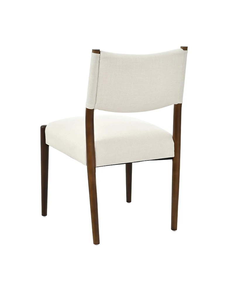 Streamdale Furniture Modern Dining Chairs with Thick Cushions and Wood Legs