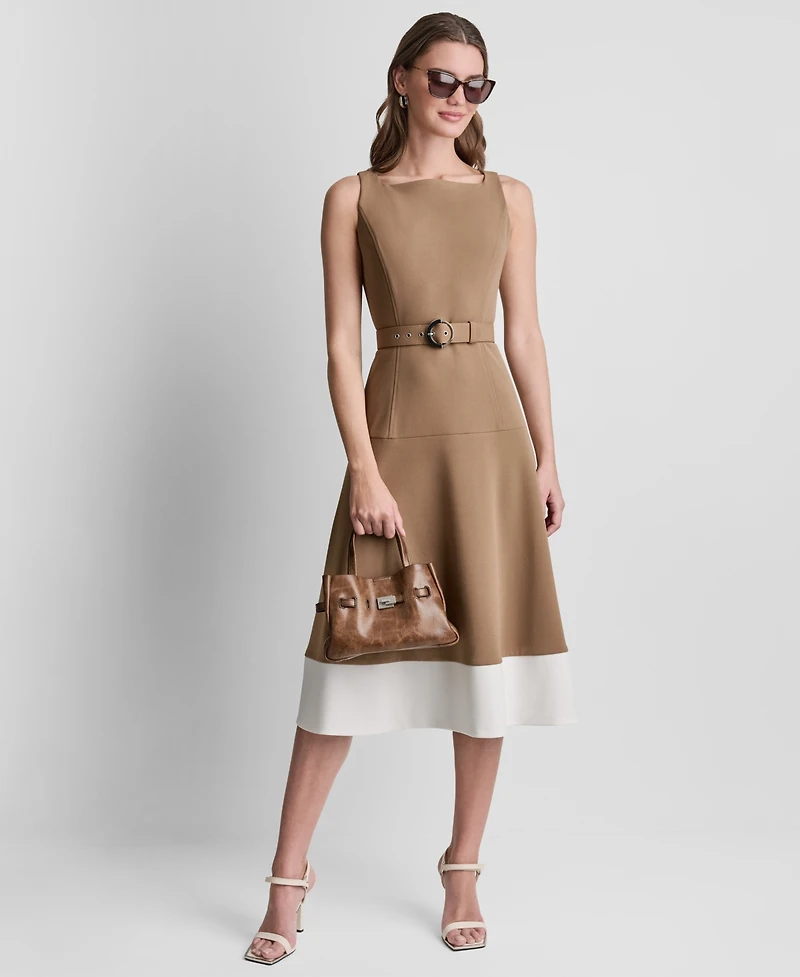 Dkny Women's Sleeveless Midi Dress