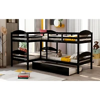 Streamdale Furniture L-Shaped Bunk bed with Trundle