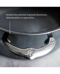 Hestan NanoBond Titanium Stainless Steel 5-Quart Covered Essential Pan with Helper Handle