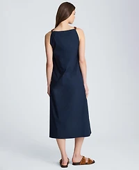 Kenneth Cole Women's Cotton-Blend Halter Neck Midi Dress