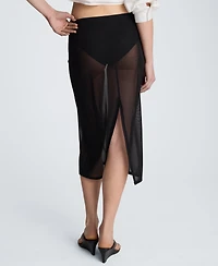 Kenneth Cole Women's Mesh Midi Skirt