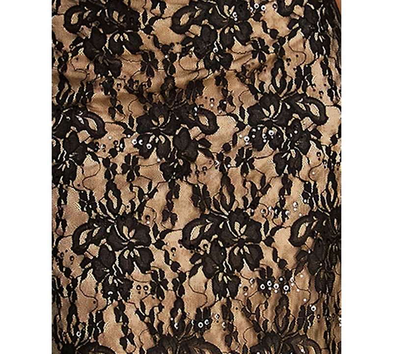 Emerald Sundae Juniors' Lace Square Neck Midi Dress