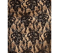 Emerald Sundae Juniors' Lace Square Neck Midi Dress