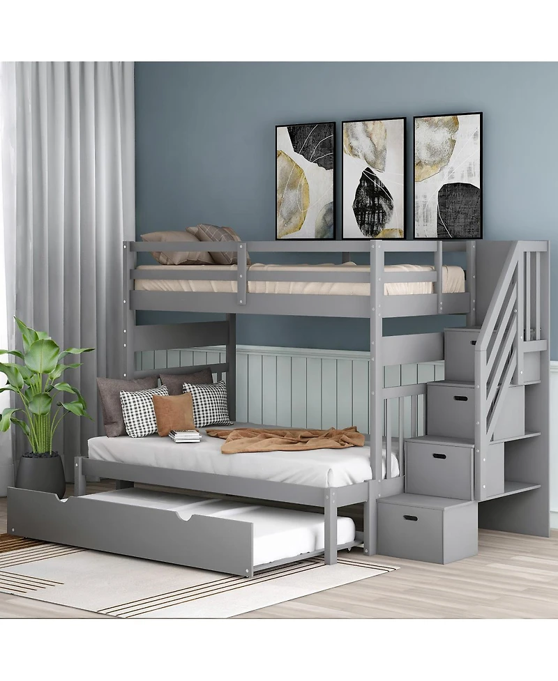 Streamdale Furniture Bunk Bed with Trundle