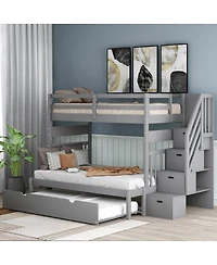 Streamdale Furniture Bunk Bed with Trundle
