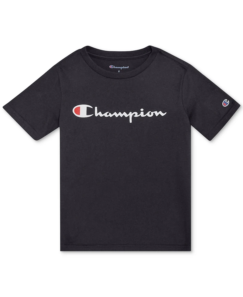 Champion Boys' 4-7 Crewneck T-Shirt and Cargo Shorts, 2-Piece Set