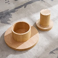 Streamdale Furniture 19.49'' and 35.43'' Round Sintered Stone Coffee Table Set