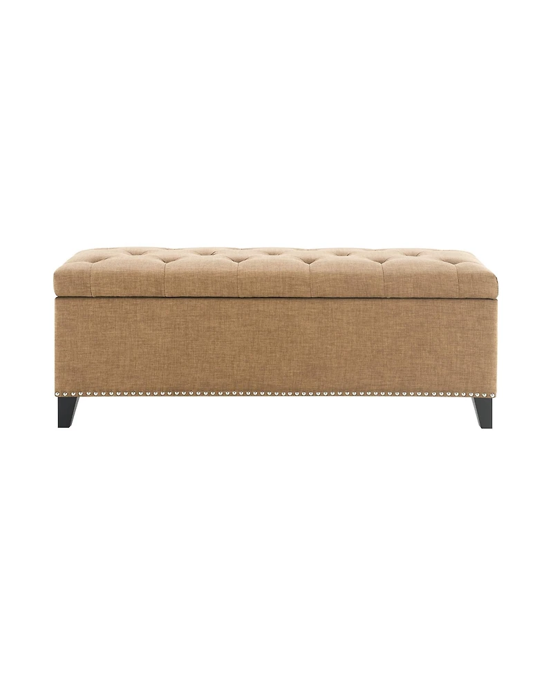 Flynama 47.5" Teddy Fabric Storage Bench