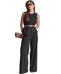 Bcbg Women's Sleeveless Crewneck Top