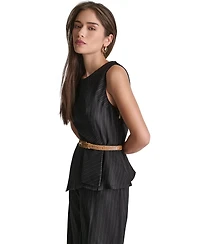 Bcbg Women's Sleeveless Crewneck Top