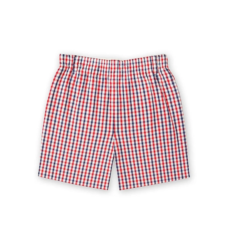 Florence Eiseman Toddler Boys Plaid Seersucker Short