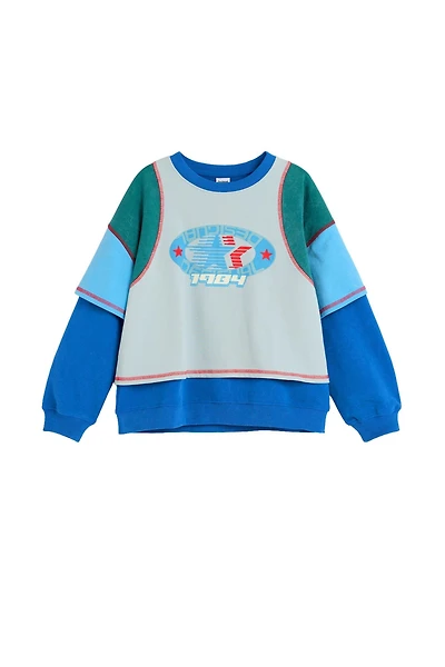 Desigual Boys's Combined sporty sweatshirt