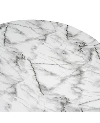 Streamdale Furniture Faux Marble Coffee Table for Both Indoor and Outdoor Use