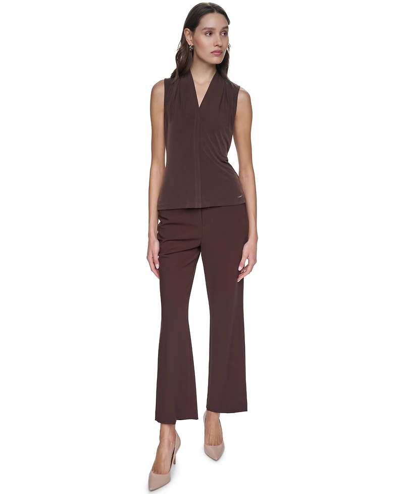 Calvin Klein Petite Sleeveless V-Neck Top