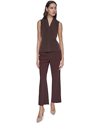 Calvin Klein Petite Sleeveless V-Neck Top