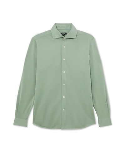 Reiss Men's Davaro Regular-Fit Stretch-Modal Cutaway-Collar Shirt
