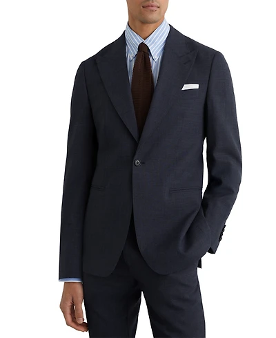 Reiss Men's Fiber Tailored-Fit Wool Textured Single-Breasted Blazer