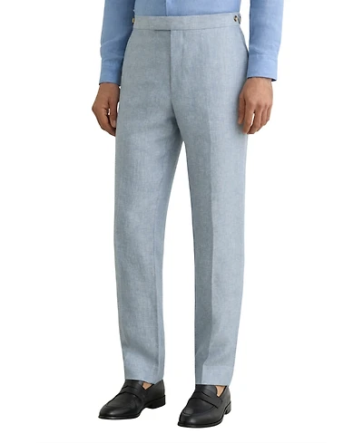 Reiss Men's Atlantic Tailored-Fit Linen-Twill Suit Pants