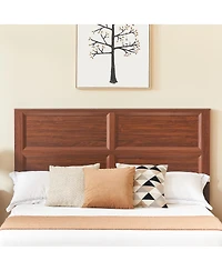 Streamdale Furniture Queen Bed with 3D Geometric Headboard, Storage Bench and 4 Drawers