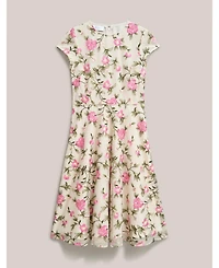 Hobbs London Women's Tia Embroidered Floral Midi Dress