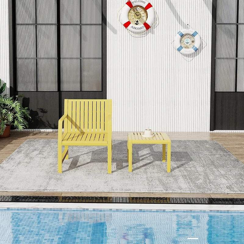 Streamdale Furniture Summer 2-Piece Indoor/Outdoor Patio Conversation Set