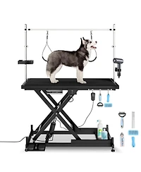 Streamdale Furniture Deluxe Electric Pet Grooming Table, Height Adjustable