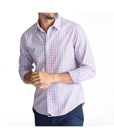 UNTUCKit Men's Regular Fit Long Sleeve Wrinkle Free Dolcetto Shirt