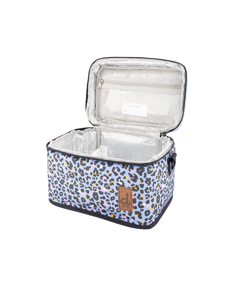 Deux par Deux Little Girl Leopard Practical Large Capacity Lunch Box