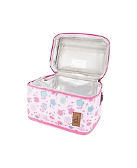 Deux par Deux Little Girl Flowers Charming Spacious Durable Lunch Box
