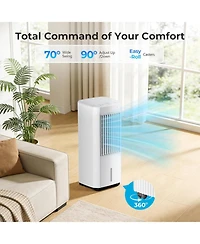 Cowsar 3-in-1 Evaporative Air Cooler, Portable Cooling Fan with Timer and Remote