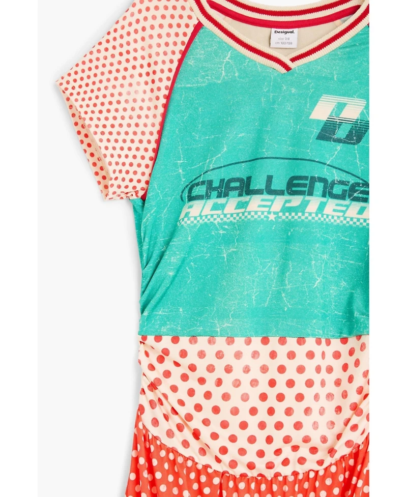Desigual Girls Girls's Printed knit dress