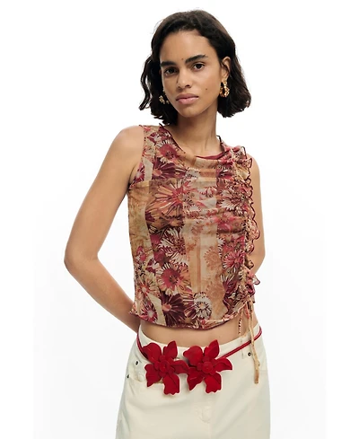 Desigual Women's Printed sleeveless t-shirt