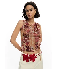 Desigual Women's Printed sleeveless t-shirt