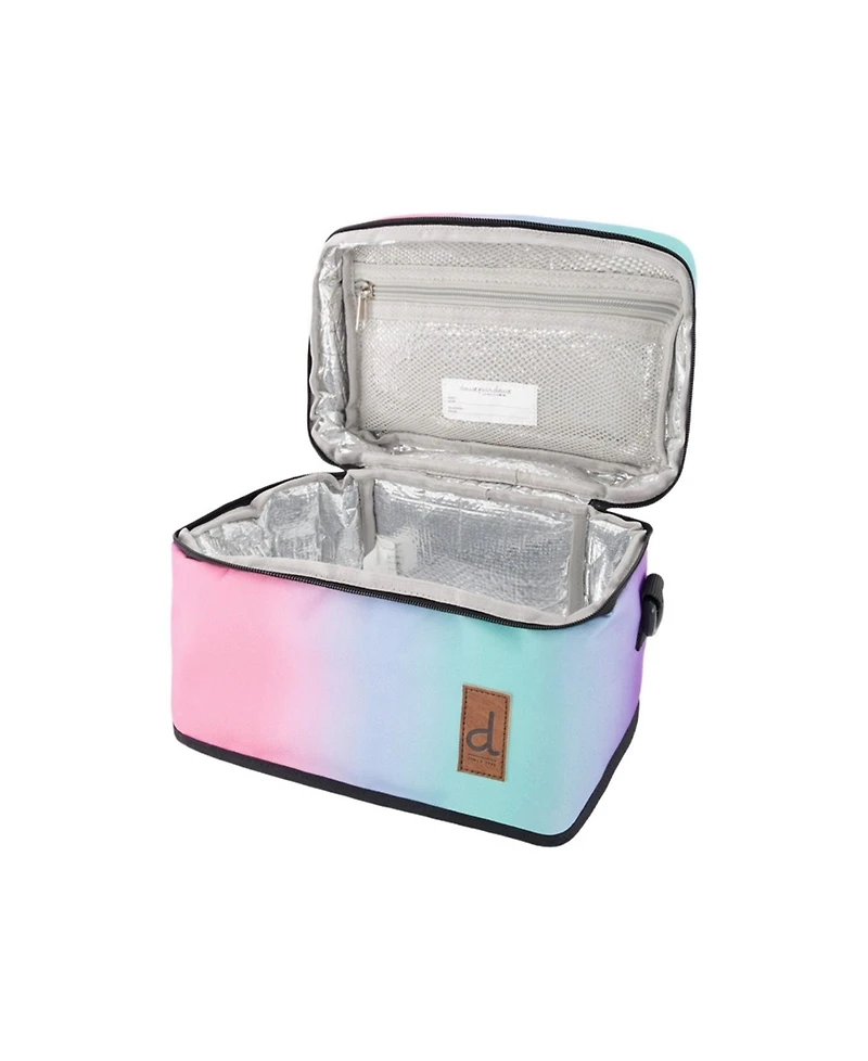 Deux par Deux Little Girl Gradient Durable Functional Spacious Lunch Box