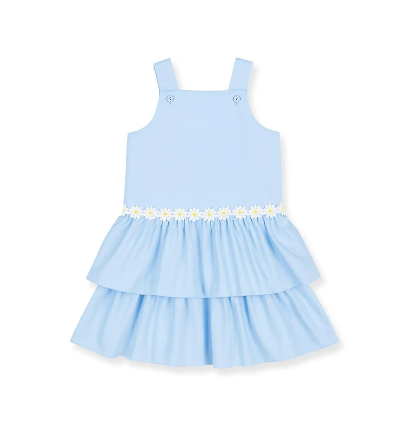 Florence Eiseman Toddler Girls Pique Dress with Daisies