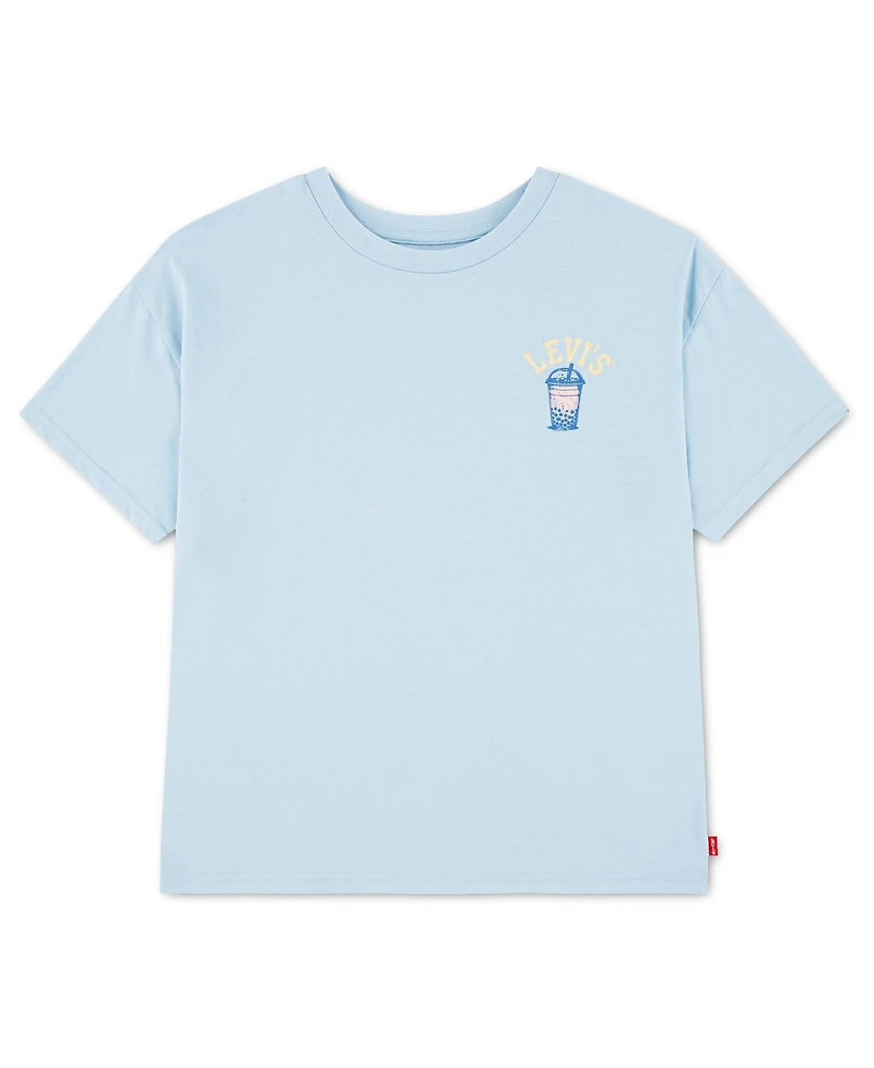 Levi's Girls' 4-6X Boba Oversized Short-Sleeve T-Shirt