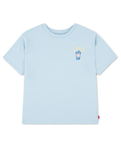 Levi's Girls' 4-6X Boba Oversized Short-Sleeve T-Shirt