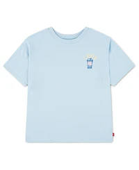 Levi's Girls' 4-6X Boba Oversized Short-Sleeve T-Shirt