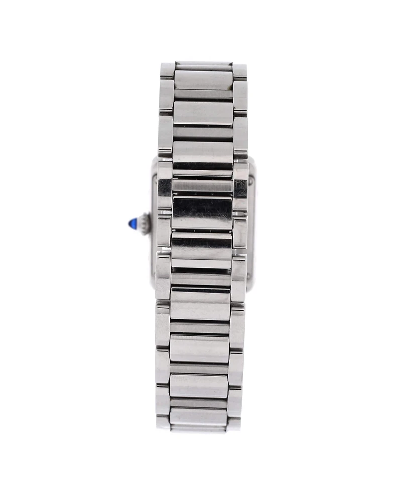 Pre-Owned Cartier Must de Cartier Tank Quartz Watch in Stainless Steel 22mm