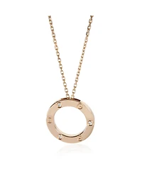 Pre-Owned Cartier Rose Gold Diamond Love Pendant
